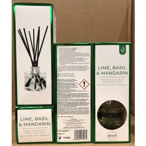 Airpure 100ml Reed Diffuser - Lime, Basil & Mandarin