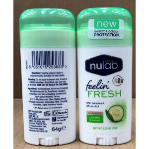 Nulab Womens Antiperspirant Stick 64g Fresh
