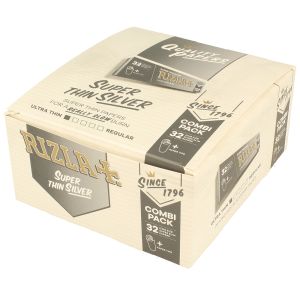 Rizla Combi Silver Paper & Tips 32'S 24Pk