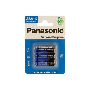 Panasonic Batteries Zinc Blue AAA 4s