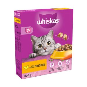 Whiskas 7+ Cat Complete Dry With Chicken 800G