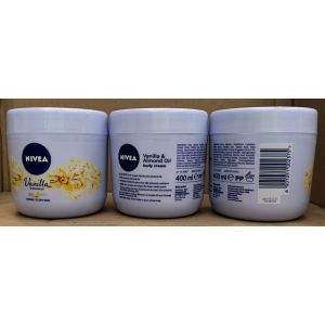 Nivea Creme 400ml Vanilla & Almond Oil (6X2)