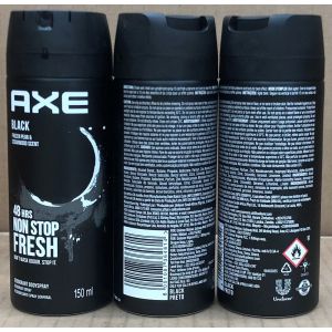 Axe Deo Spray 150ml Black (12x6) (Only for sale in Africa and Asia)