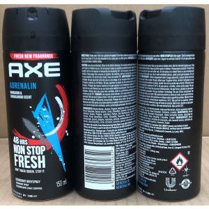 Axe Deo Spray 150ml Adrenaline (12x6) (Only for sale in Africa and Asia)