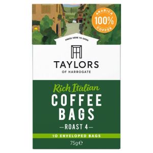 Taylors Of Harrogate Coffee Bags  Rich Italian   10