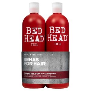 Tigi Bed Head Rehab For Hair Resurrection Shamp& Con 2X750ml