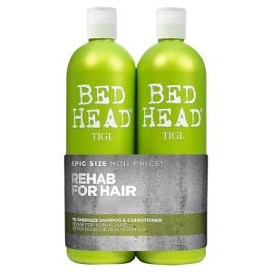 Tigi Bed Head Rehab For Hair Re-Energiz Shamp & Cond 2X750ml