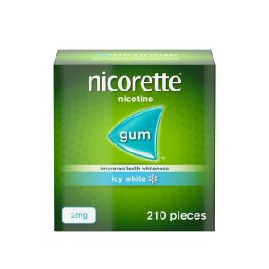 Nicorette Chewing Gum Icy White 2mg 210s