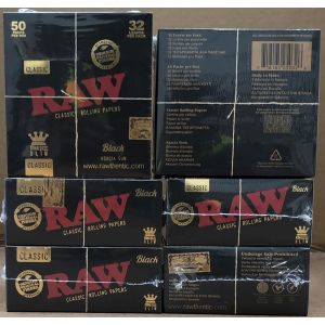 Raw Black King Slim 50Pk