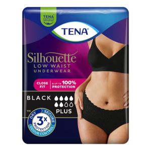 Tena Silhouette Normal Black Medium 12