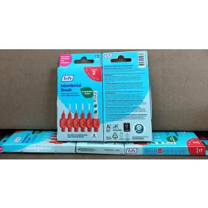 TePe Interdental Brush 0.5mm Red 6s (New Pack)
