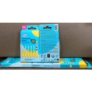 TePe Interdental Brush 0.7mm Yellow 6s (New Pack)
