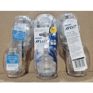 Avent Anti-colic Baby Bottle Newborn Flow Teat 2pk