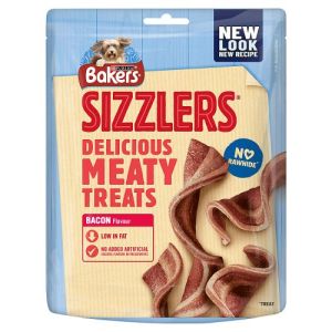 Bakers Treats Bacon Sizzler 90g Dog Treats