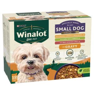 Winalot Dog Food Pouches Small Dog  Mixed In Gravy 12X100G