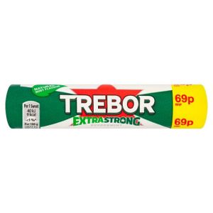 Trebor Extra Strong Mint Peppermint PM 69P 41.3G