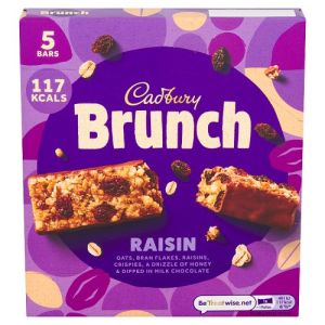 Cadbury Brunch Oats Bar Raisin Chocolate 5pk