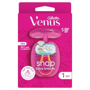 Gillette Venus Snap Extra Smooth Razor with Pink Case