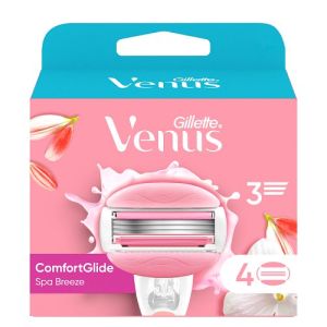 Gillette Venus Spa Breeze Comfortglide Razor Blades 4s