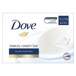 Dove Soap 90g Cream Bar 4 Pack (For Sale in Africa, Asia & America Only)