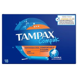 Tampax Compak Super Plus 18s (UK/FR/ES/NL)