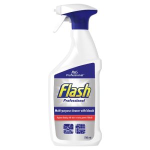 Professional Flash Spray Cleaner Bleach 10x750ml