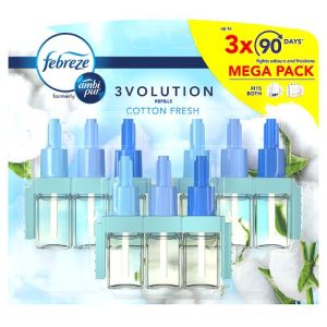 Febreze 3 Volution Refill 3pk Cotton Fresh