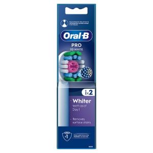 Oral B T/Brush Heads 3D White Pro 2s
