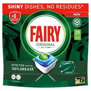 FAIRY ALL IN ONE DISHWASHER TABLETS ORIGINAL 25S