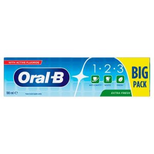 Oral B T/Paste 100ml 1-2-3 Extra Fresh (New Pack)