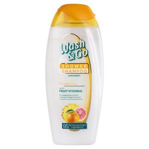 Wash & Go Shower & Shampoo 250ml Energising