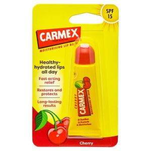 Carmex Lip Balm 10g Cherry Tube SPF (Hanging)