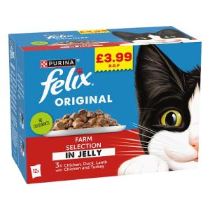 Felix Pouch Pmp £3.99 Farm Selection 12 X 85G