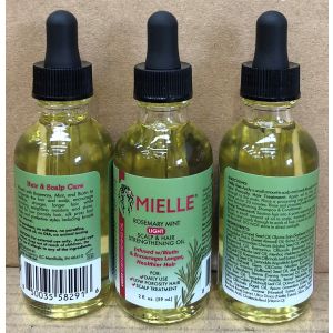 Mielle Rosemary Mint Scalp & Hair Strengthening Oil 2oz Light