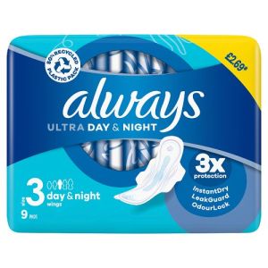 Always Ultra Day And Night 9's Pmp £2.69