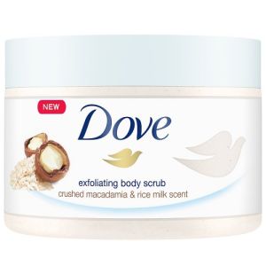 Dove Body Scrub 225ml Macadamia