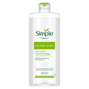 Simple Micellar Cleansing Water 400ml Kind To Skin