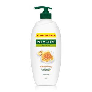 Palmolive Shower Gel 750ml Natural Milk&Honey Pump