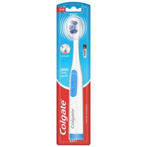 Colgate T/Brush Battery Adult 360 Slim Tip Soft