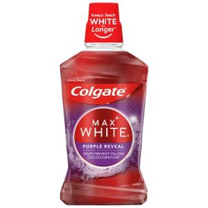 Colgate Mouth Rinse Max White Purple 500ml