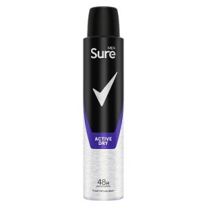 Sure Men Anti-perspirant Deodorant Active Dry 200ml
