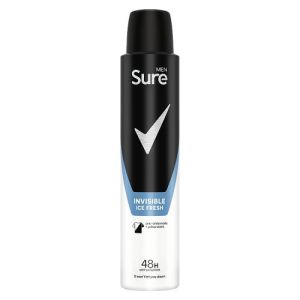 Sure Men Anti-perspirant Deodorant Invisible Ice 200ml