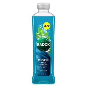 Radox Bath Pmp £1.75 Muscle Soak 500Ml