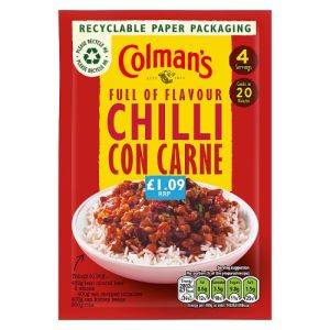 Colmans Sachet Pmp £1.09  Chili Con Carne 50G