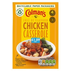 Colmans Sachet Pmp £1.09  Chicken  Casserole  40G