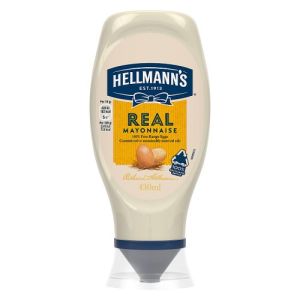 Hellmanns Real Mayo Squeezy 430Ml