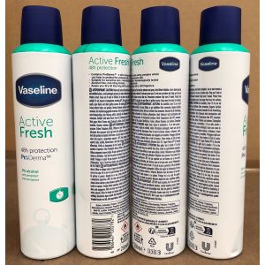 Vaseline Deo Spray 250ml Active FreshUK,DE,FR,NL,ES,IT