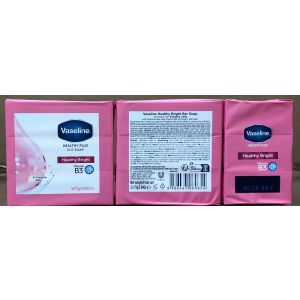 Vaseline Bar Soap 3x75g Healthy Bright