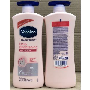 Vaseline Body Lotion 600ml Pump Daily Brightening