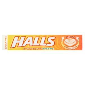 Halls Citrus Sugar Free Mentholyptus 32g